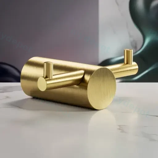 Brushed Brass Robe Hook