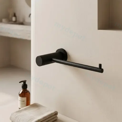 Black Toilet Paper Holder
