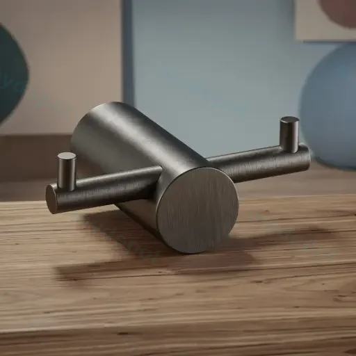 Gun Metal Grey Robe Hook