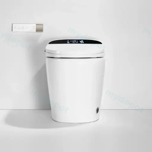 675*395*495mm White Free Arrangement Instant Heating Smart Toilet