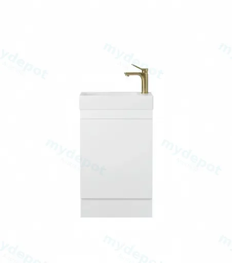 450*244*860mm Closs White Alpha Mini Floor PVC Vanity