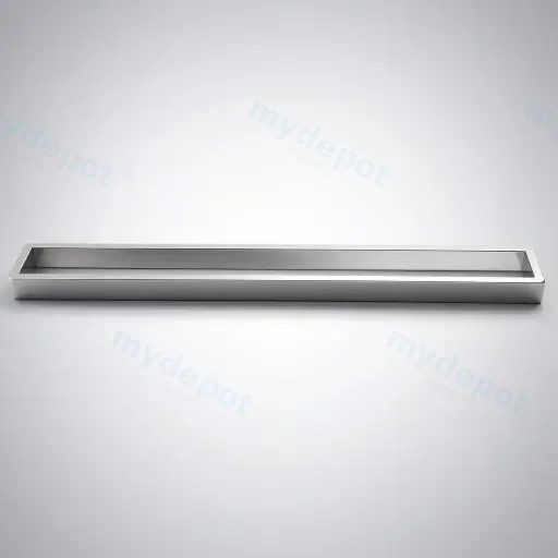 Cavallo Chrome Square Single Towel Rail 600mm