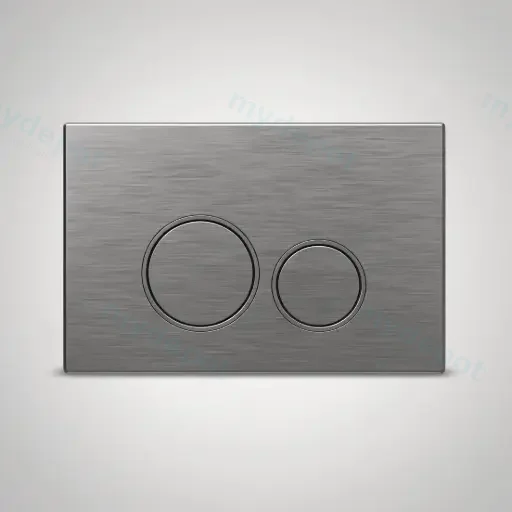 Sigma Round Flush Plate Gun Metal