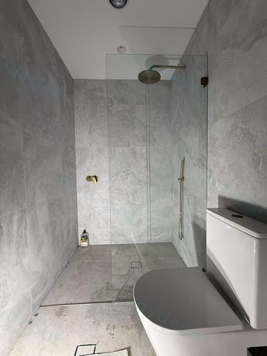 200-1200mm Shower Screen Walk In Fixed Panel Frameless 10mm Clear Tempered Glass