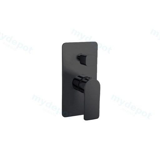 Luxus Shower Diverter Mixer Matte Black Trim Kit