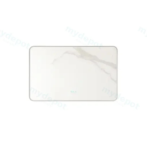 Maia Series 1200x750x45mm Gun Metal Square LED Mmirror