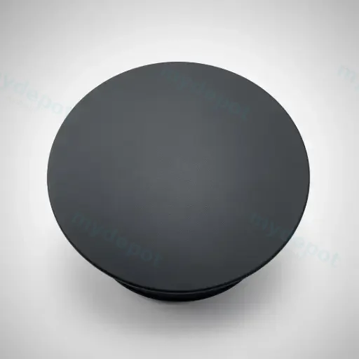 Matt Dark Grey Ceramic Cap For Pop-Up Waste