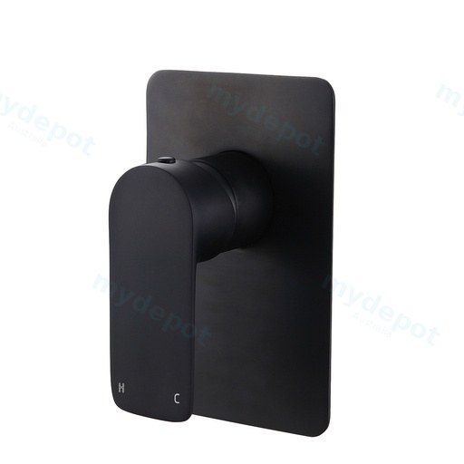 Nana Black Shower Bath Wall Mixer