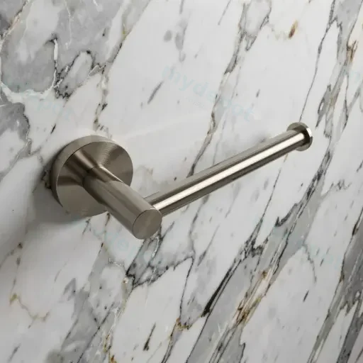 Otus L-Shaped Toilet Roll Holder(Brushed Nickel)