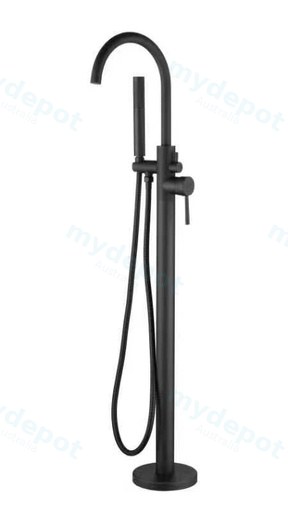 Otus Free Standing bath mixer with hand shower Matt Black