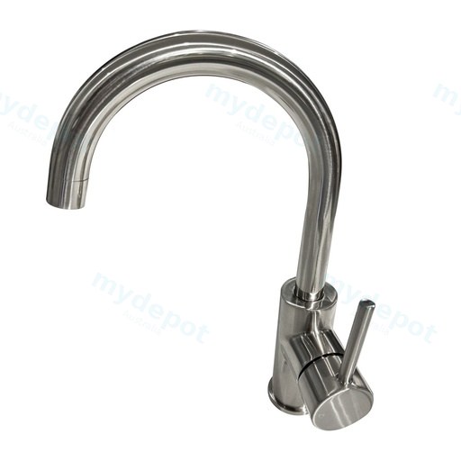 Otus Pin Handle Basin Mixer Brushed Nickel