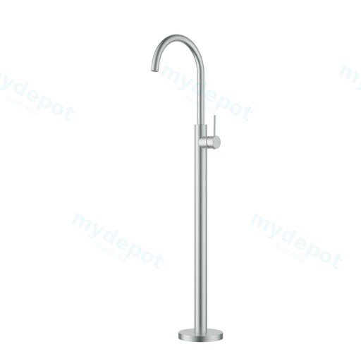 Otus Slimline  FreeStanding Bath Mixer Brushed Stainless Steel