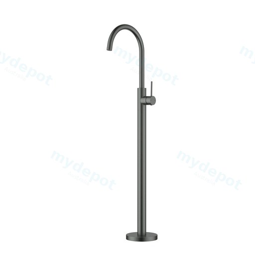 Otus Slimline  FreeStanding Bath Mixer Gun Metal