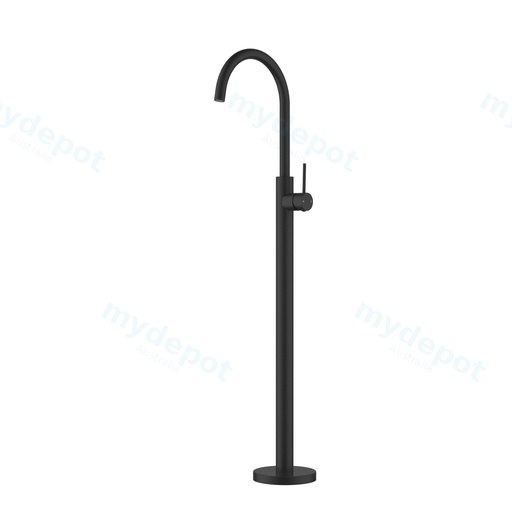Otus Slimline  FreeStanding Bath Mixer Matt Black