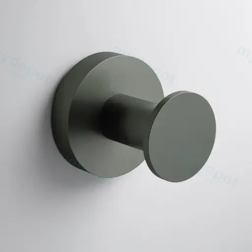 Otus Slimline Robe Hook Gun Metal