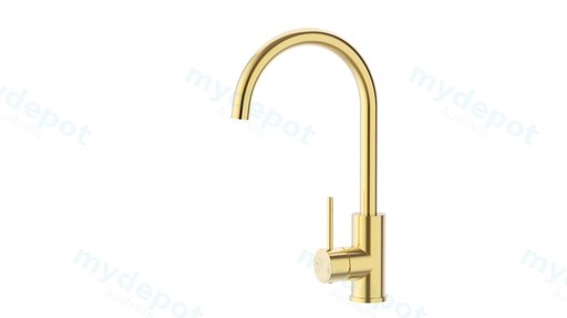 Otus Slimline SS Sink Mixer in Brushed Gold