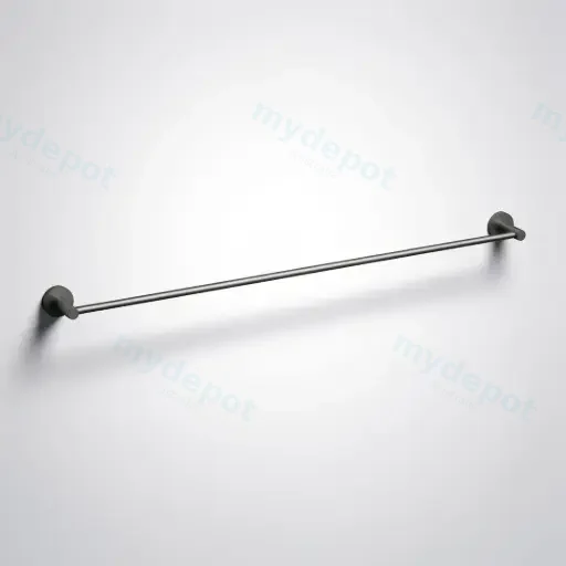 Otus Slimline Single Towel Rail 900mm Gun Metal