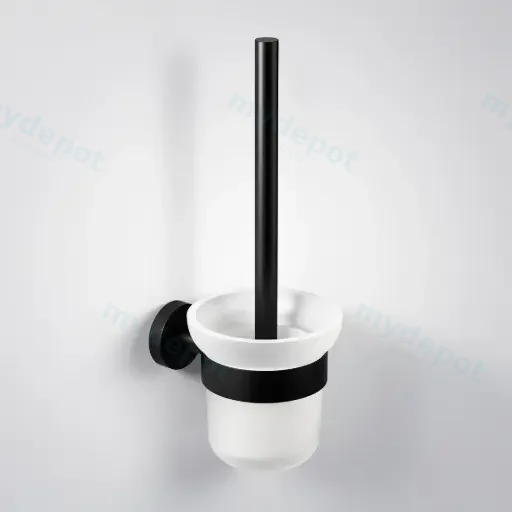 Otus Slimline Toilet Brush Holder Matt Black