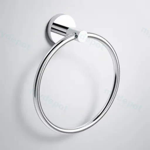 Otus Slimline Towel Ring Chrome