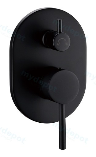 Otus Wall Mixer With Diverter(Matt Black)