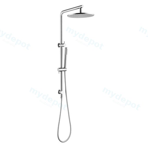 Pentro 10" Chrome Round Handheld Shower Station