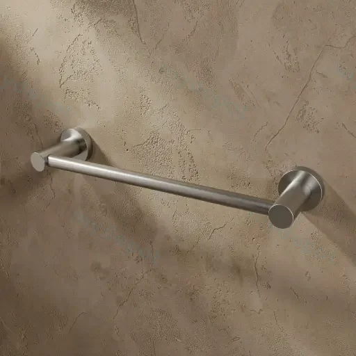 Pentro Brushed Nickel 300mm Towel Rail