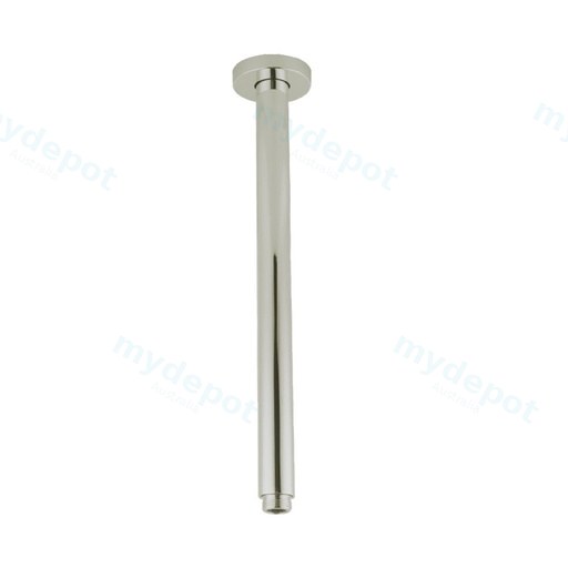 Pentro Brushed Nickel Round Ceiling Shower Arm 200mm
