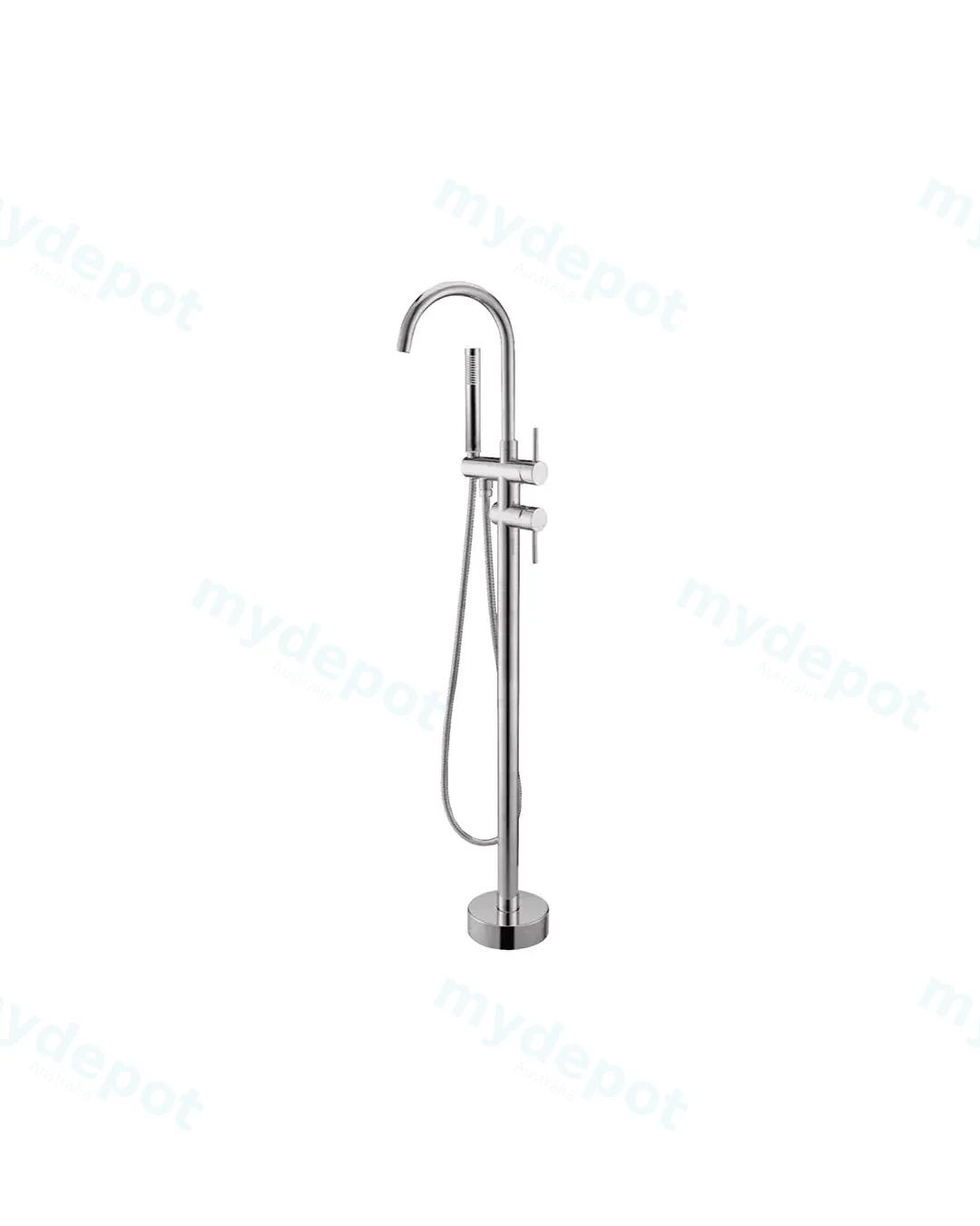 Pentro Brushed Nickel Free Standing Spout & Shower