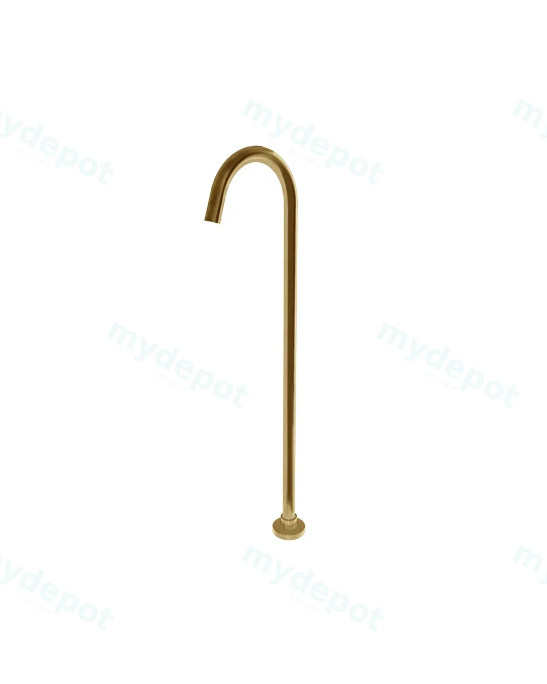 Pentro Brushed Yellow Gold Free Standing Spout