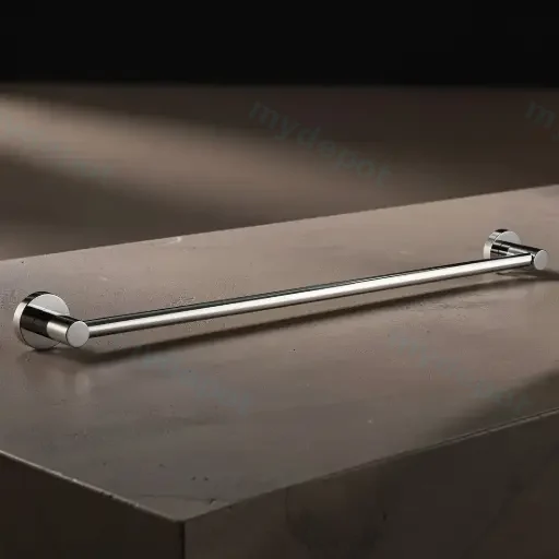 Pentro Chrome Single Towel Rail 790mm(Cuttable)
