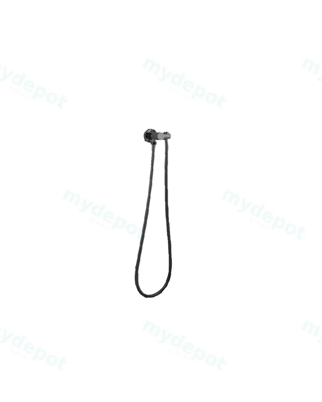 Pentro Gun Metal Grey Shower Holder & Connector