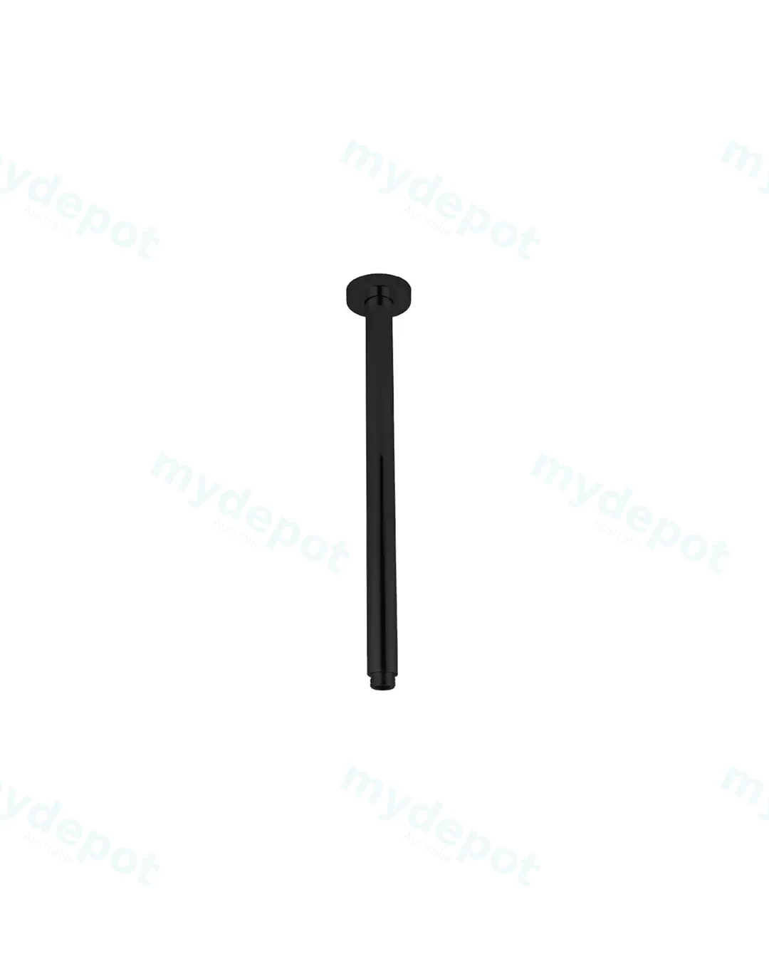 Pentro Matte Black Round Ceiling Shower Arm 400mm