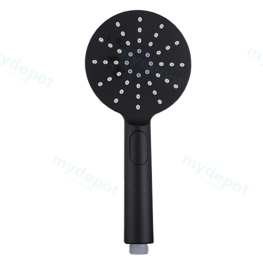 Pentro Round Matte Black ABS Sprayer Head
