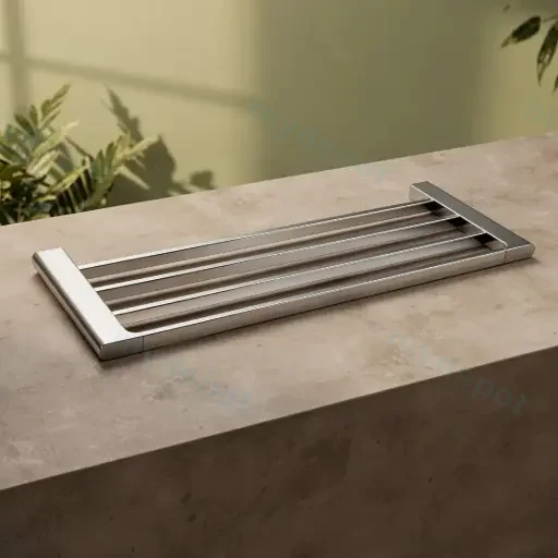 Persano Chrome Zinc Alloy Towel Rack 600mm
