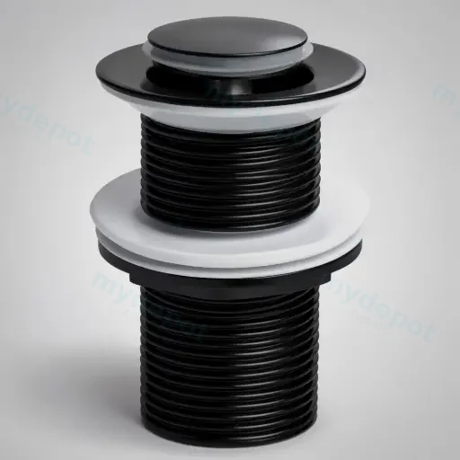Pop-up Waste Basin Non Overflow32mm Matt Black