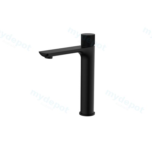 Qi Kasten Tower Basin Mixer Matte Black