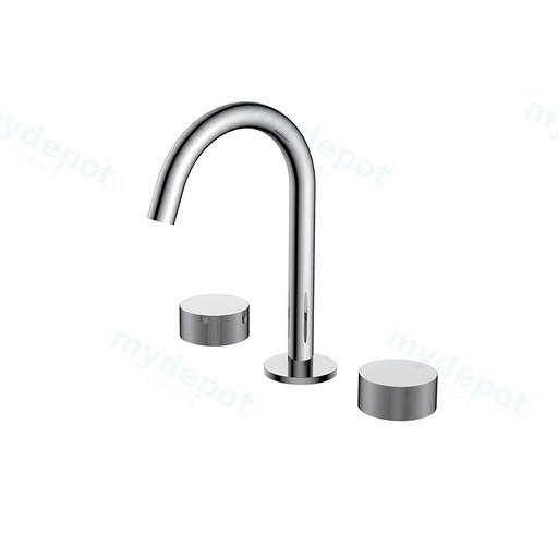 Qi Rund Wall Top Assembly Ceramic Quarter Turn Disc Spindles Chrome
