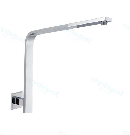 Rectangle Curved Shower Arm(Chrome)