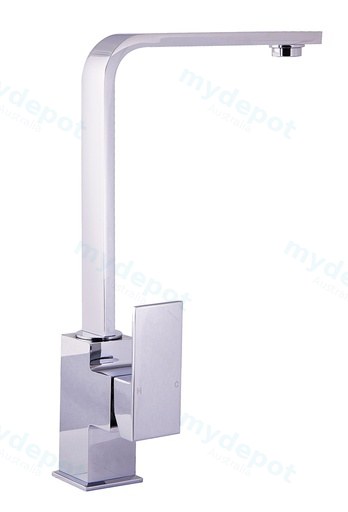 Rosa Rectangle Handle Sink Mixer Chrome Lead Free