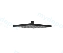 Rosa Square Overhead Shower 200mm Matt Black