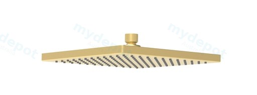 Rosa Square Overhead Shower 250mm Brushed Gold