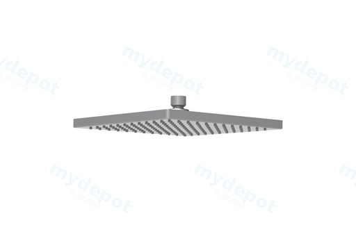 Rosa Square Overhead Shower 250mm Gun Metal