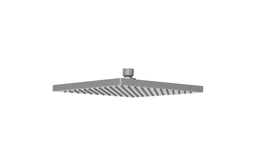 Rosa Square Overhead Shower 200mm Gun Metal