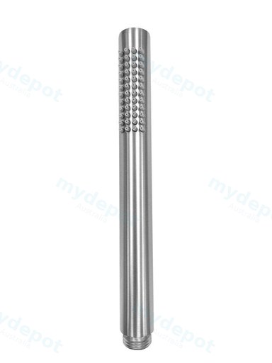 Round Brushed Nickel Single Function Handheld Shower (Brass)