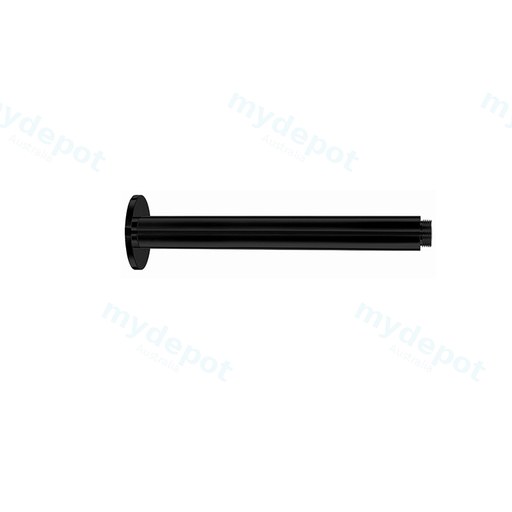 Round Ceiling Shower Arm 450mm Matte Black