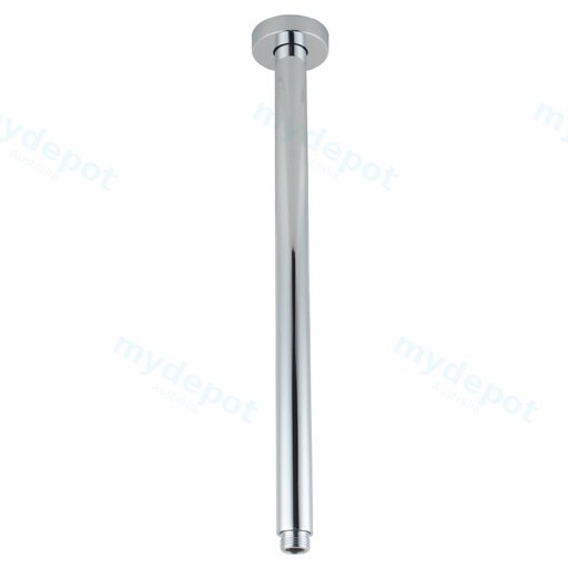 Round Chrome Ceiling Shower Arm 400mm