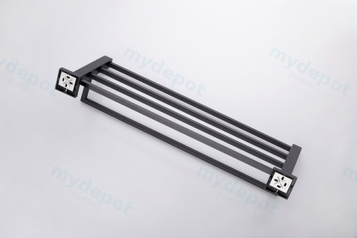 Round Chrome Stainless Steel Railwithout Handheld Shower,Fixed Wall Connector Set