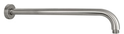 Round Horizontal Shower Arm Brushed Stainless Steel