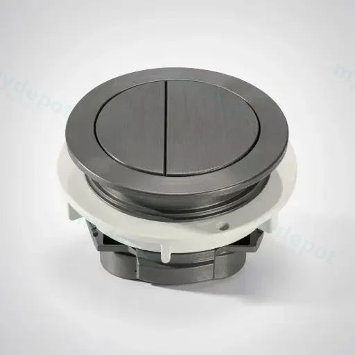 Round Press Button Gun Metal for TPT-EDEN