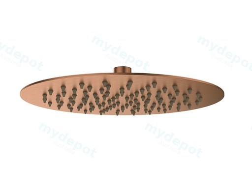 Round Rain Shower Head 250mm Brushed Bronze